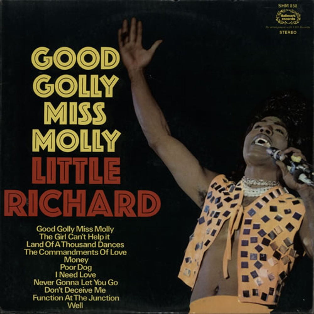 Little Richard Good Golly Miss Molly UK vinyl LP album (LP record) SHM858