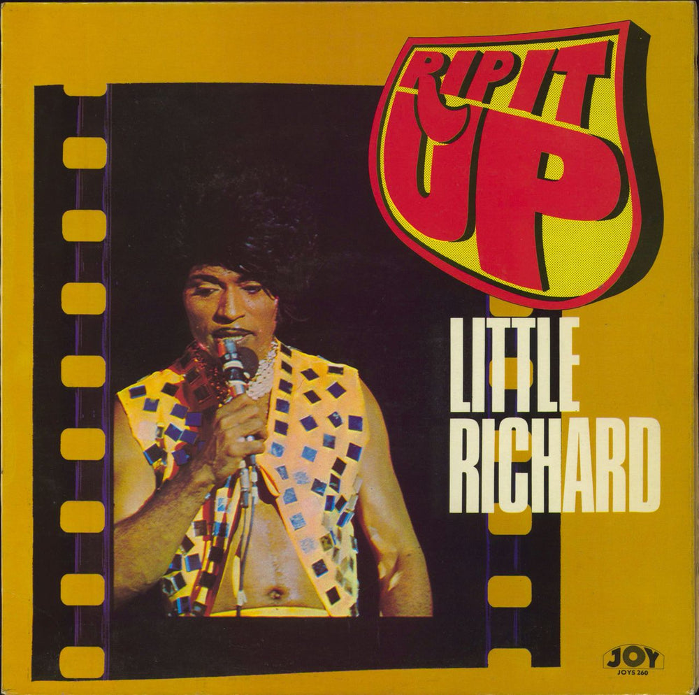 Little Richard Rip It Up UK vinyl LP album (LP record) JOYS260