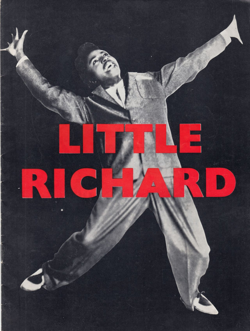 Little Richard The Little Richard Show + ticket UK tour programme TOUR PROGRAMME