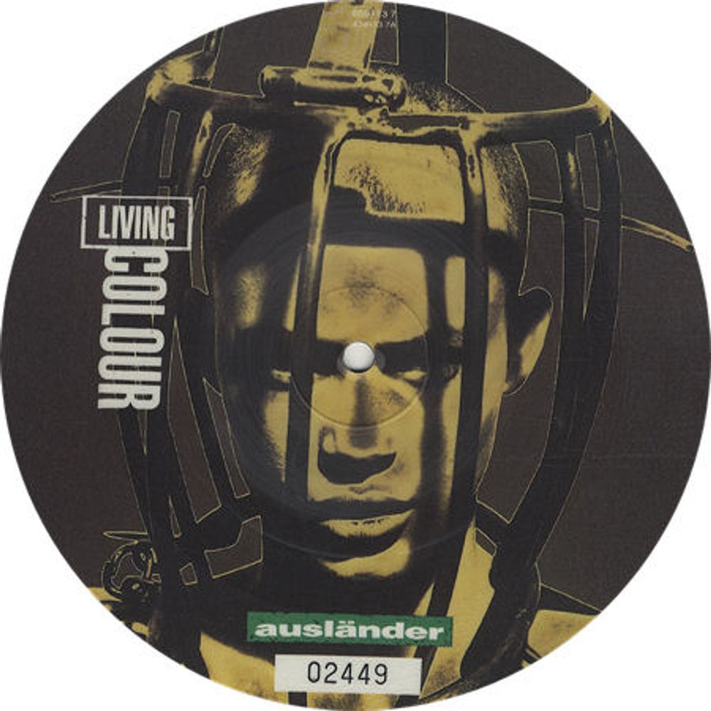 Living Colour Auslander UK 7" vinyl picture disc (7 inch picture disc single) 6591737