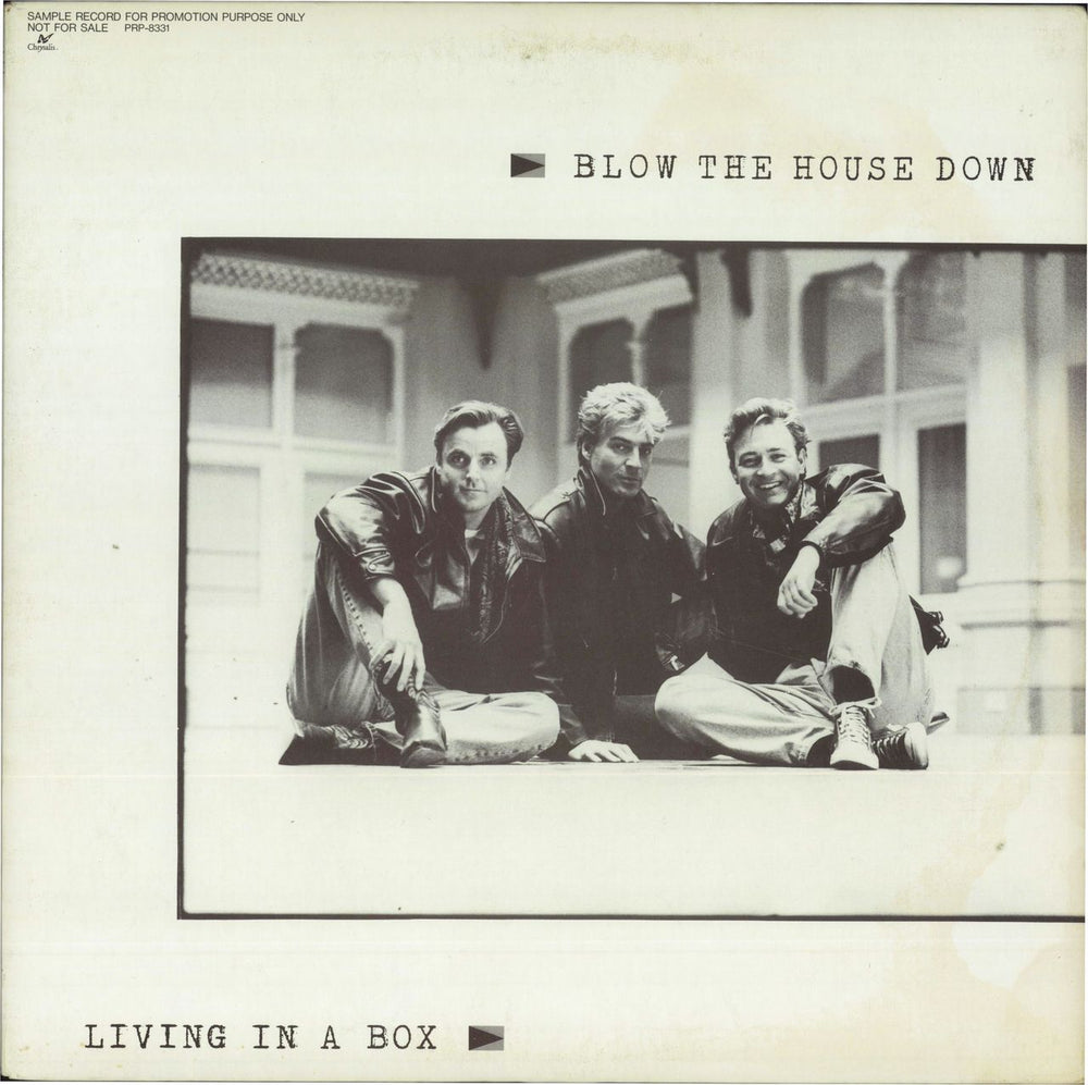 Living In A Box Blow The House Down - Promo Japanese Promo 12" vinyl single (12 inch record / Maxi-single) PRP-8331