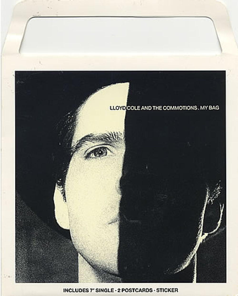 Lloyd Cole My Bag + Postcards & Sticker UK 7" vinyl single (7 inch record / 45) COLEG7