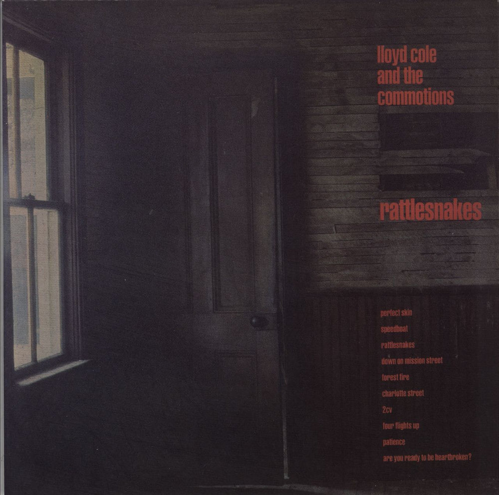 Lloyd Cole Rattlesnakes UK vinyl LP album (LP record) UMCLP021