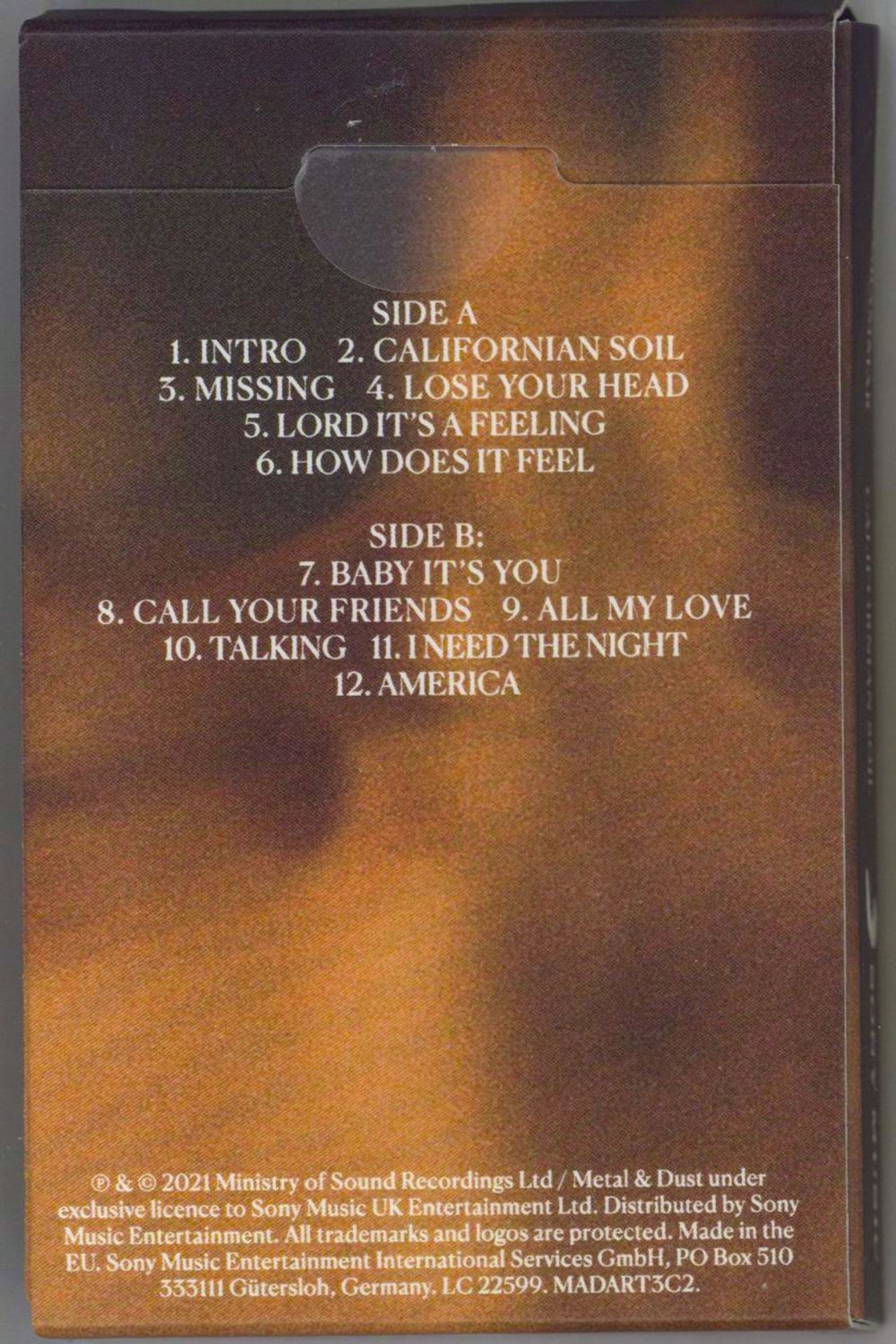 London Grammar Californian Soil - Black + Dot Case UK cassette album L7OCLCA784013