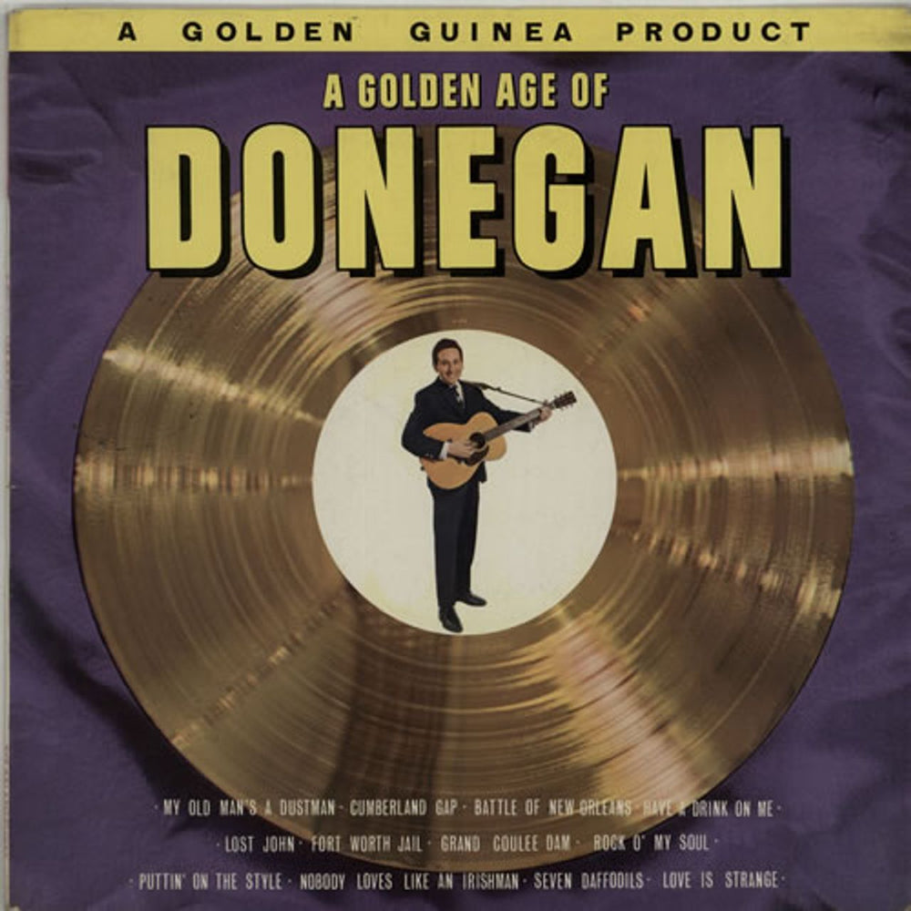 Lonnie Donegan A Golden Age Of Donegan UK vinyl LP album (LP record) GGL0135