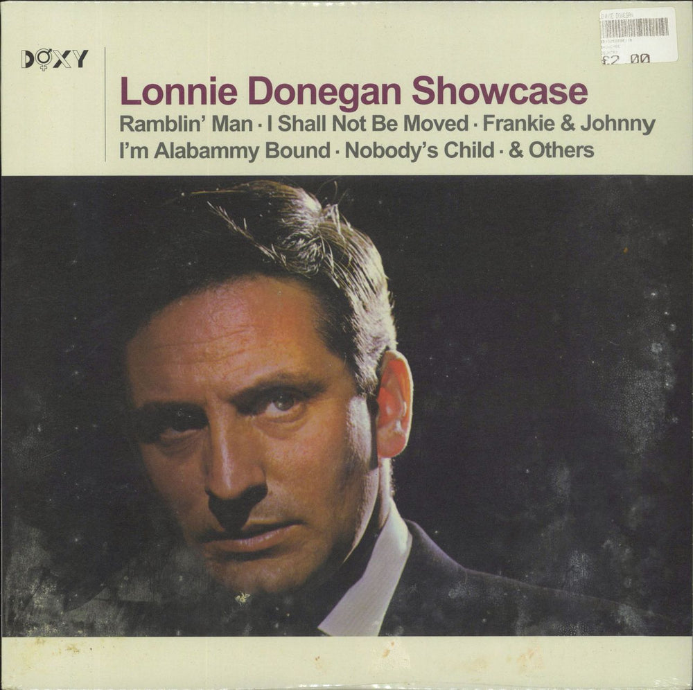 Lonnie Donegan Lonnie Donegan Showcase Italian vinyl LP album (LP record) DOY611