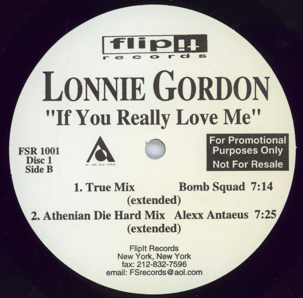 Lonnie Gordon If You Really Love Me - Double Pack US Promo 12" vinyl single (12 inch record / Maxi-single)