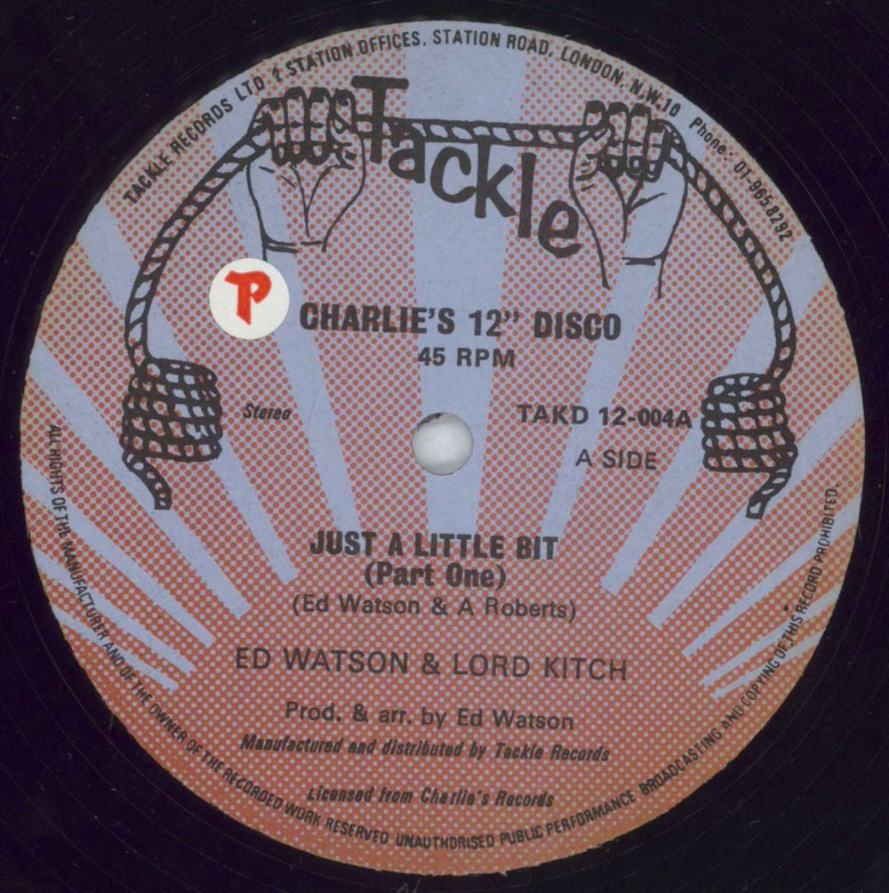 Lord Kitchener Just A Little Bit UK 12" vinyl single (12 inch record / Maxi-single) LR612JU819508