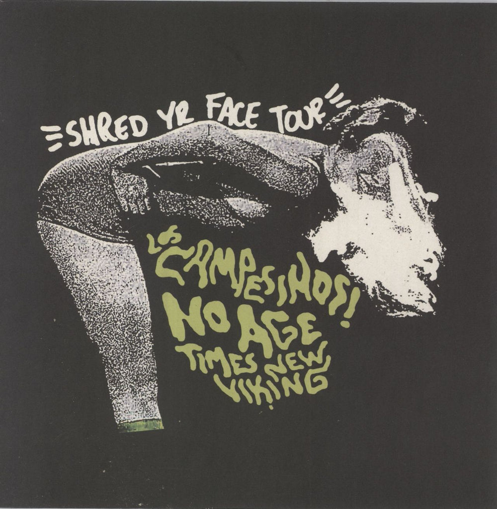 Los Campesinos Shred Yr Face Tour UK 7" vinyl single (7 inch record / 45) SYF001