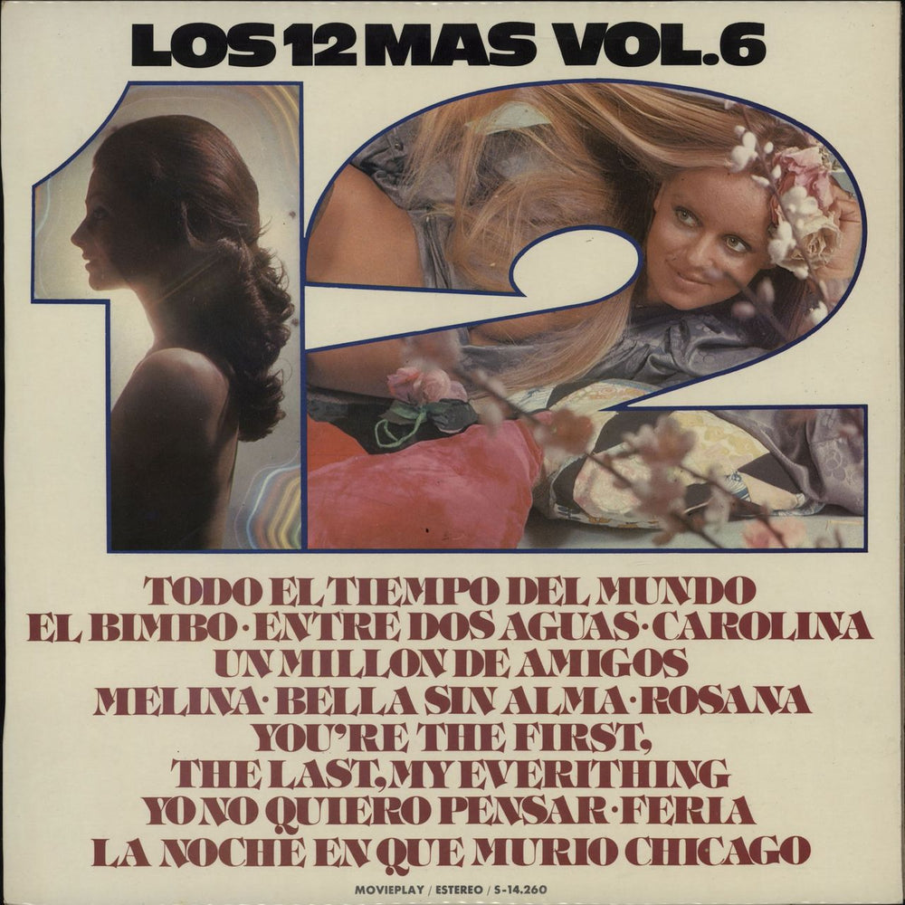 Los Doce Mas Los 12 Mas Vol. 6 Spanish vinyl LP album (LP record) S-14.260