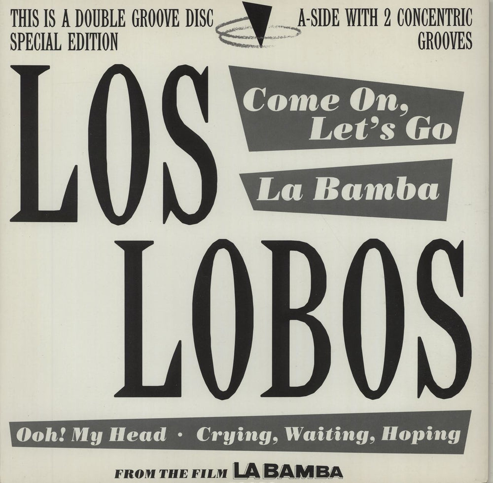 Los Lobos Come On, Let's Go / La Bamba UK 10" vinyl single (10 inch record) LASHT14