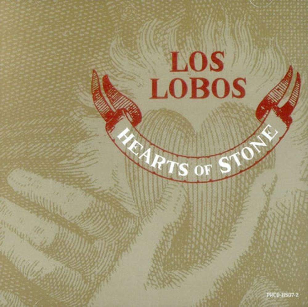 Los Lobos Hearts Of Stone US Promo CD single (CD5 / 5") PRCD-11507-2