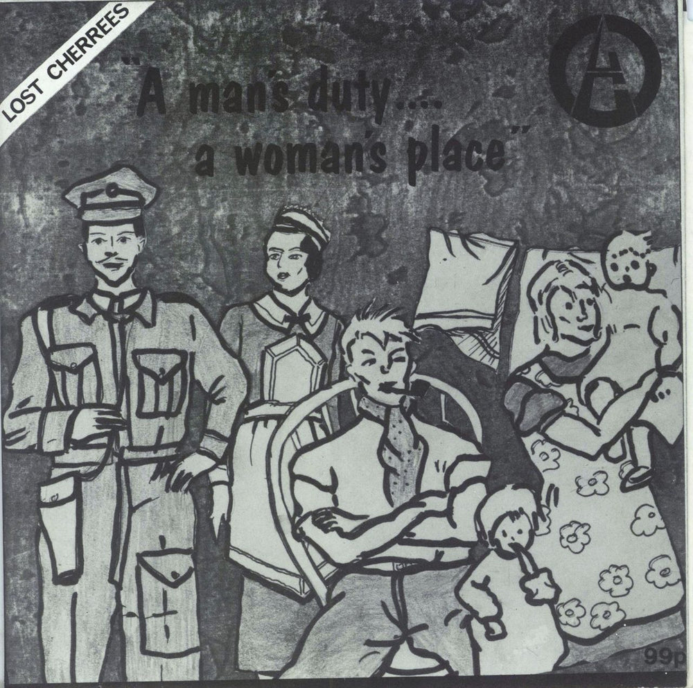 Lost Cherrees A Man's Duty, A Woman's Place UK 7" vinyl single (7 inch record / 45) MORT3