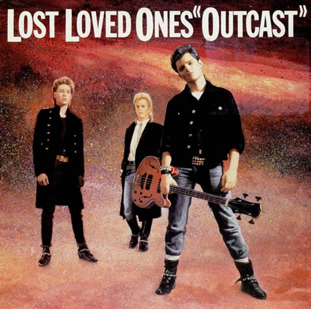 Lost Loved Ones Outcast - Promo stamped UK vinyl LP album (LP record) EPC26357