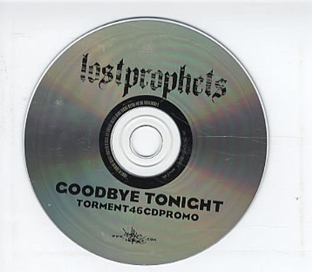 Lostprophets Goodbye Tonight UK Promo CD single (CD5 / 5") TORMENT46CDPROMO