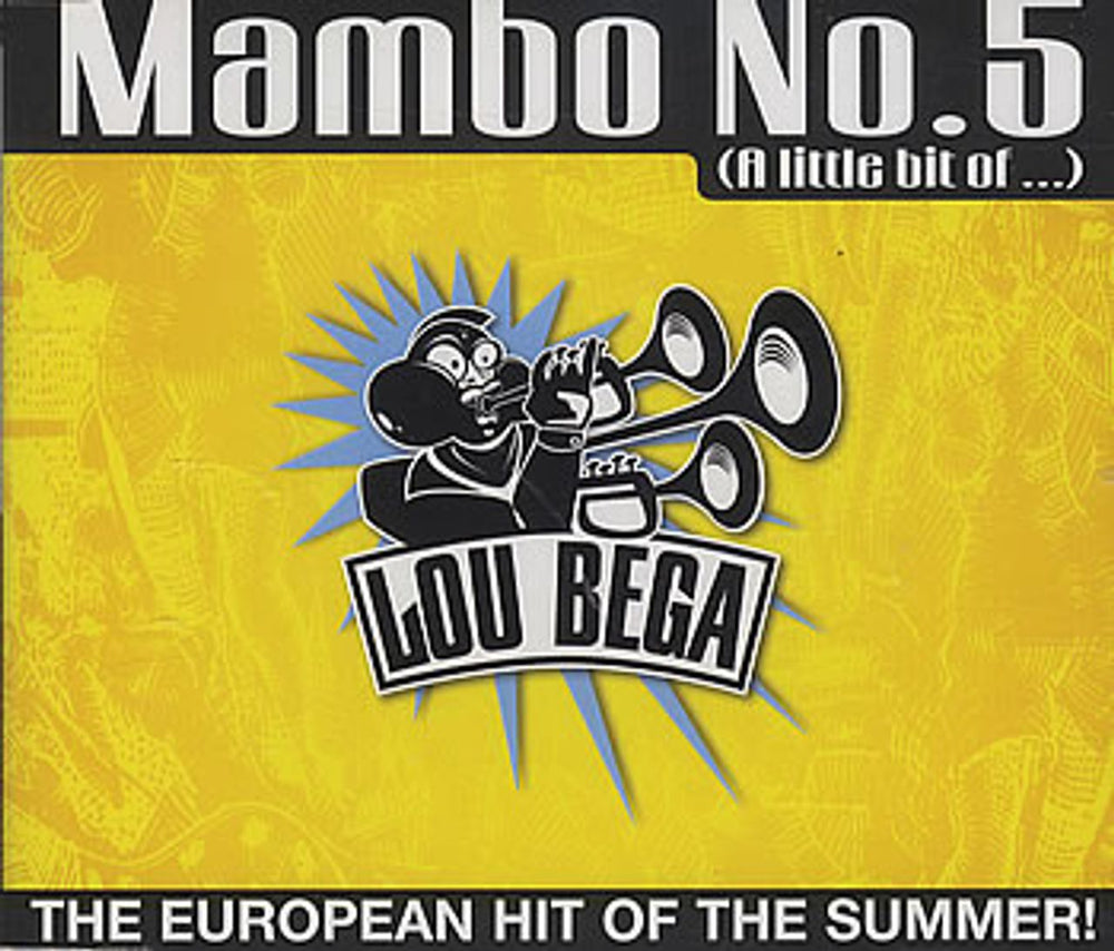 Lou Bega Mambo No. 5 (A Little Bit Of...) UK CD single (CD5 / 5") 74321696722