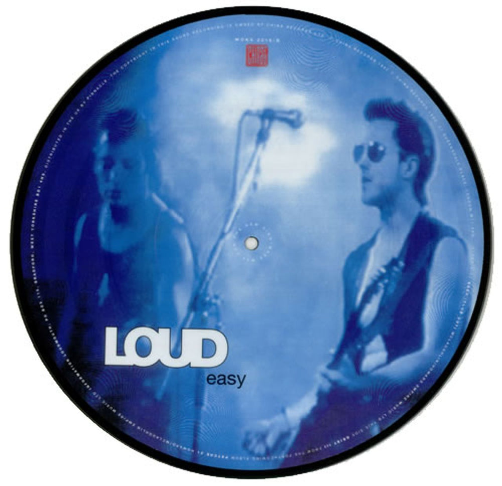 Loud Easy UK 10" Vinyl Picture Disc (10 inch Record Single) WOKX2016