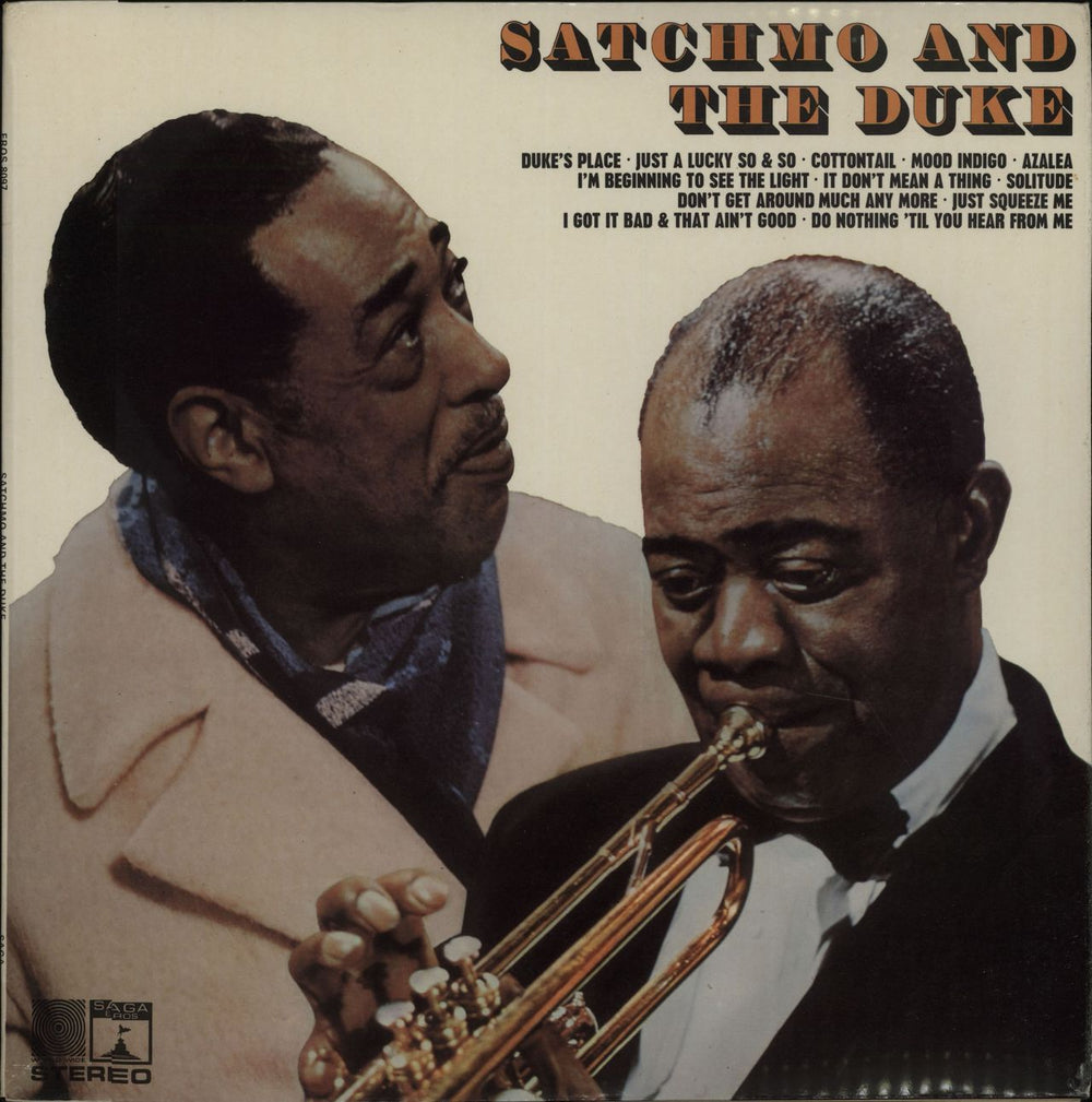 Louis Armstrong & Duke Ellington Satchmo And The Duke UK vinyl LP album (LP record) EROS8097