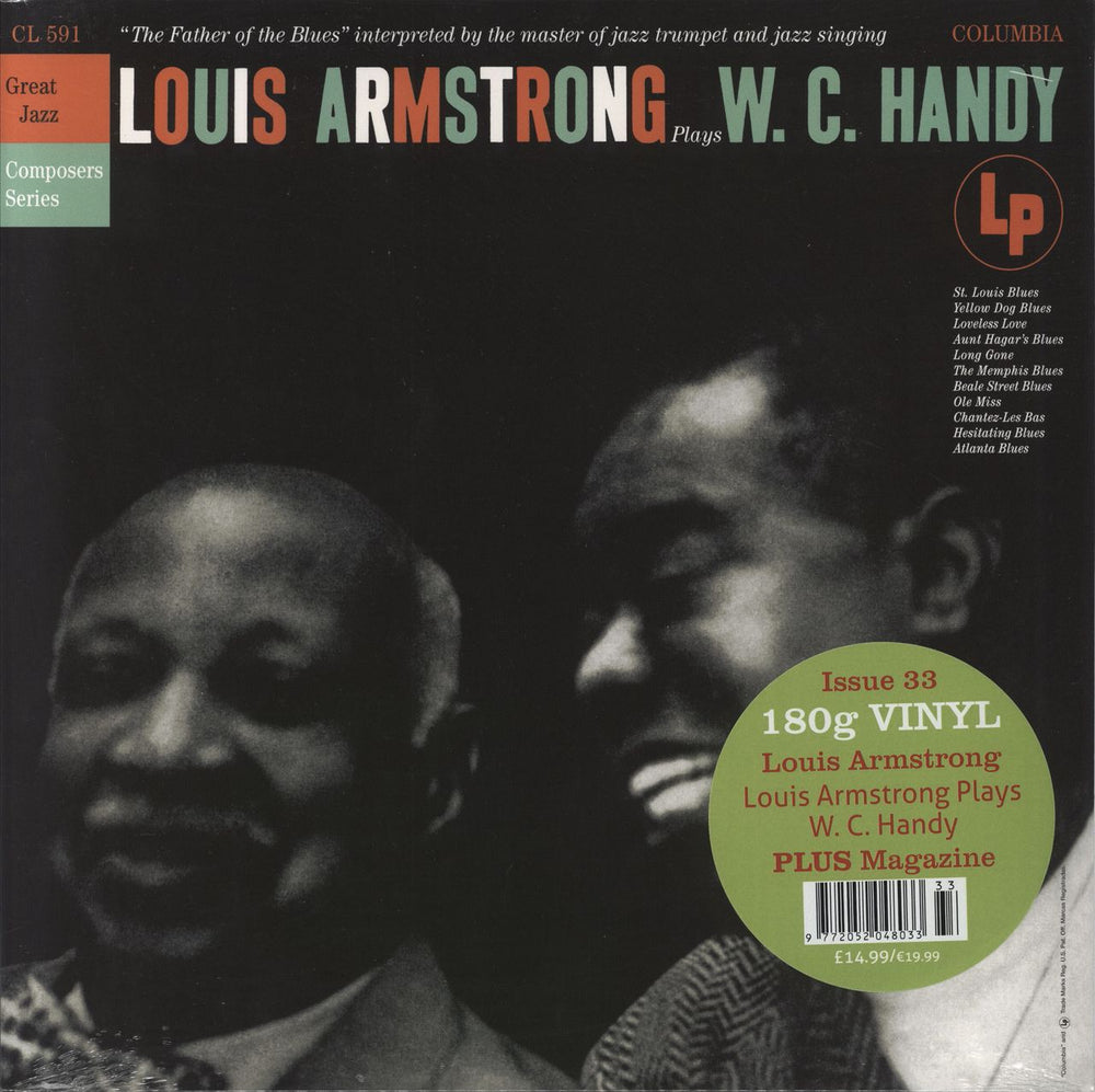 Louis Armstrong Plays W.C. Handy - 180gm Vinyl - Sealed + Booklet UK vinyl LP album (LP record) CL591