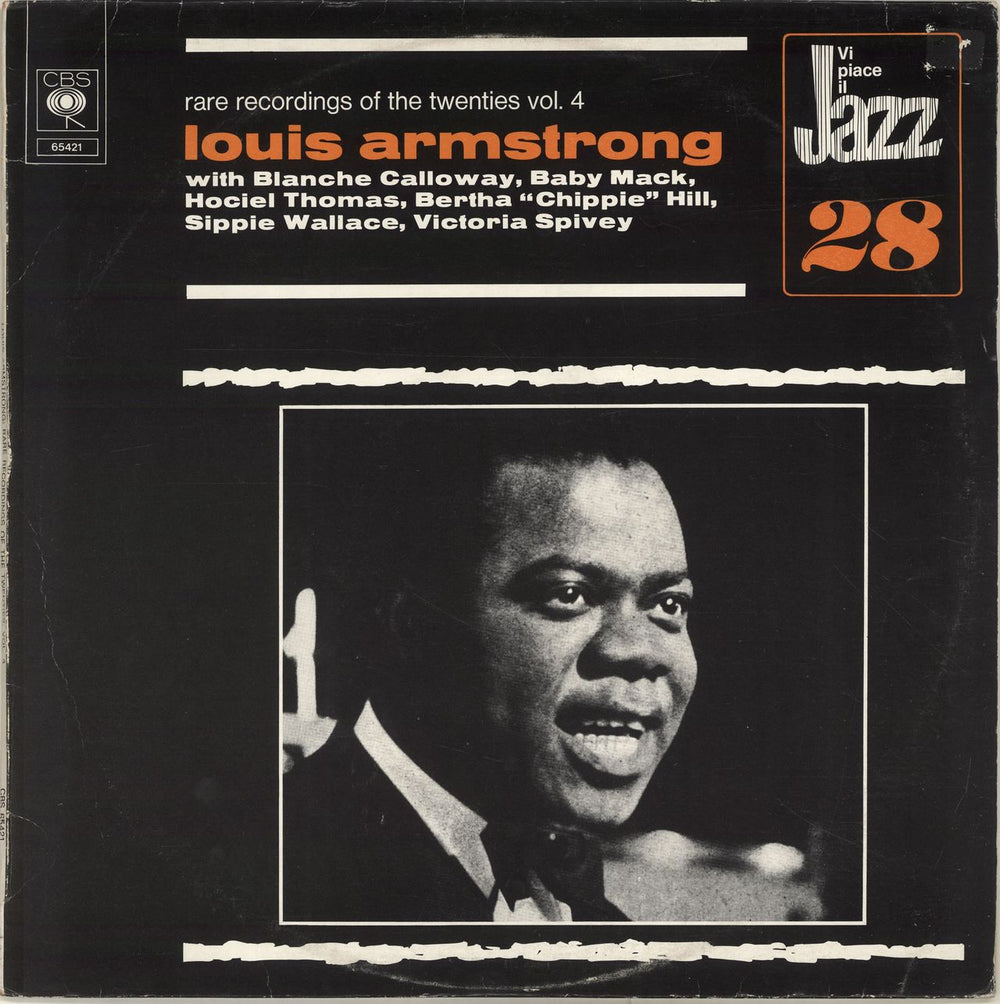 Louis Armstrong Rare Recordings Of The Twenties Vol. 4 Italian vinyl LP album (LP record) 65421