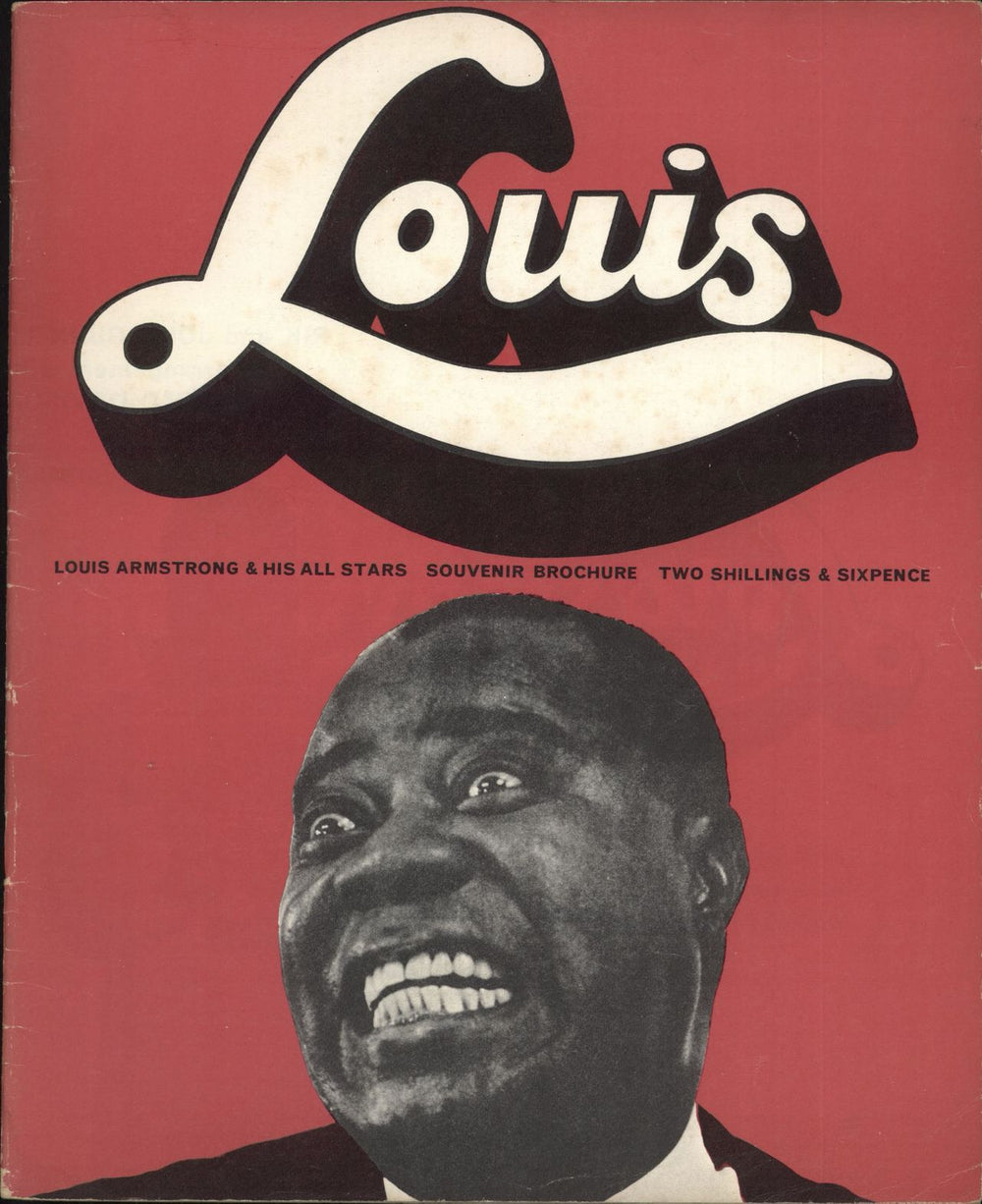 Louis Armstrong Souvenir Brochures UK tour programme LOATRSO710181