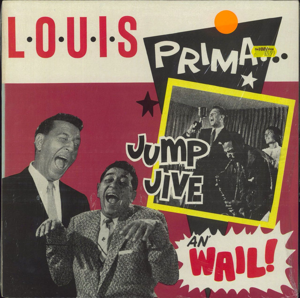 Louis Prima Jump Jive An' Wail! UK vinyl LP album (LP record) CRB1116