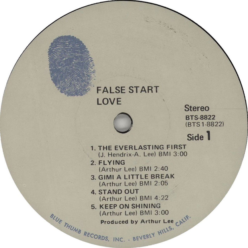 Love False Start - 1st - EX US vinyl LP album (LP record) LOVLPFA662087