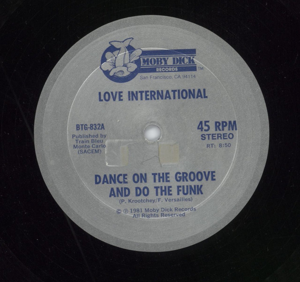 Love International Dance On The Groove And Do The Funk / Unsquare Dance US 12" vinyl single (12 inch record / Maxi-single) BTG-832