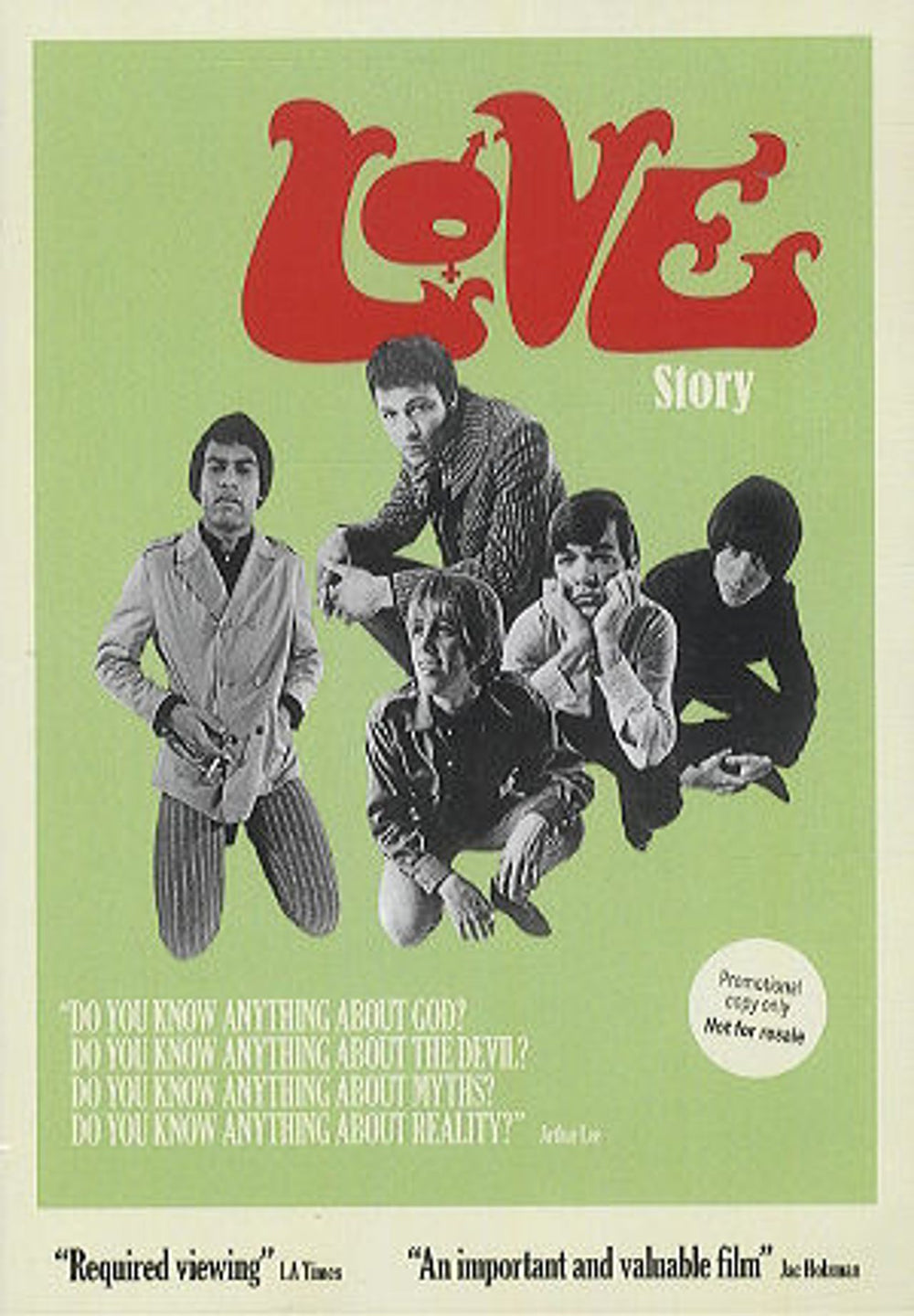 Love Love Story US Promo promo DVD-R DVD-R ACETATE