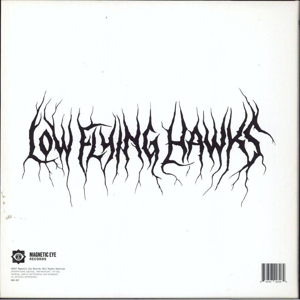 Low Flying Hawks Genkaku - Yellow and White Swirl Vinyl US vinyl LP album (LP record)