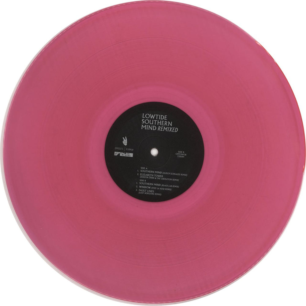 Lowtide Southern Mind Remixed - Pink Vinyl Australian 12" vinyl single (12 inch record / Maxi-single) 03212SO740088