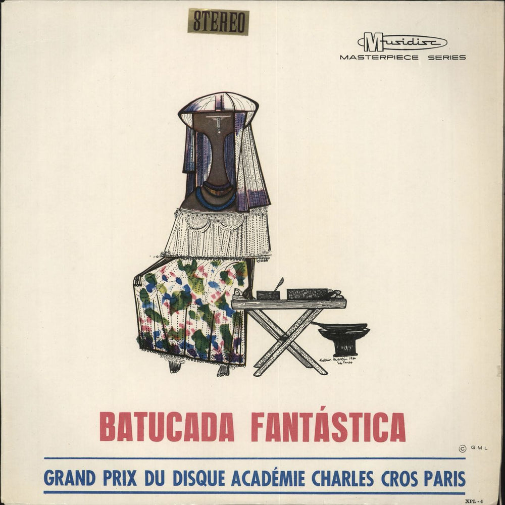 Luciano Perrone Batucada Fantástica Brazilian vinyl LP album (LP record) XPL-4