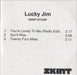 Lucky Jim You're Lovely To Me UK Promo CD-R acetate CD-R ACETATE