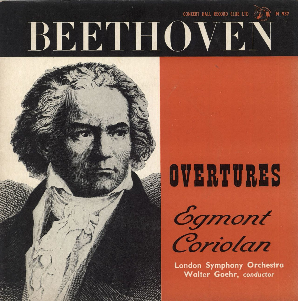 Ludwig Van Beethoven Overtures UK 7" vinyl single (7 inch record / 45) M937