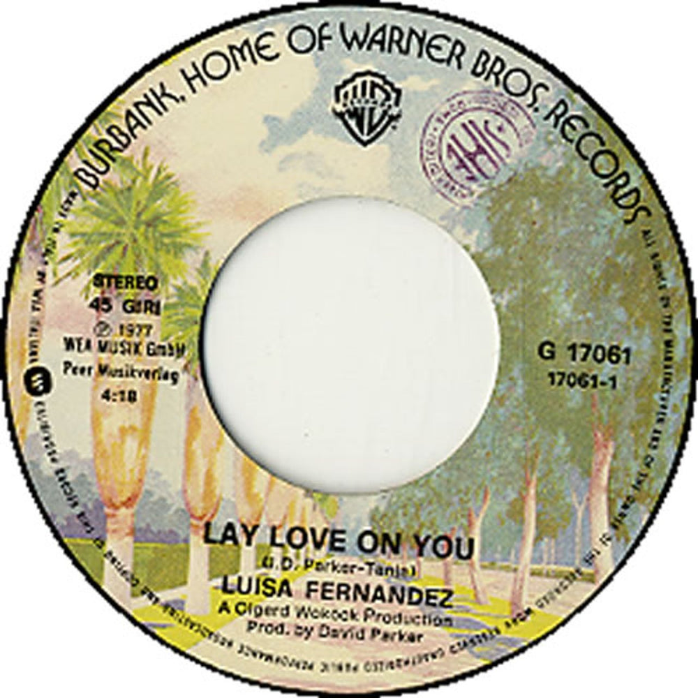 Luisa Fernandez Lay Love On You Italian 7" vinyl single (7 inch record / 45) L3I07LA591834