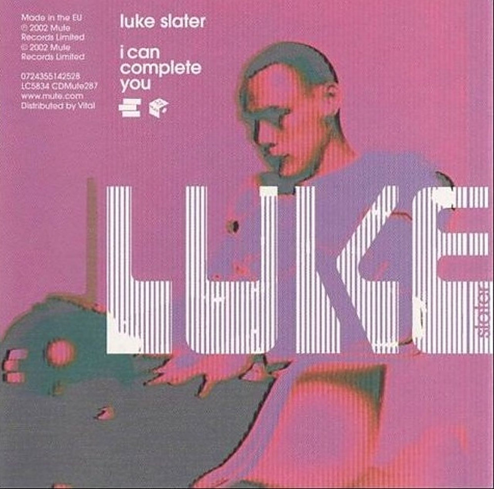 Luke Slater I Can Complete You UK CD single (CD5 / 5") CDMUTE287