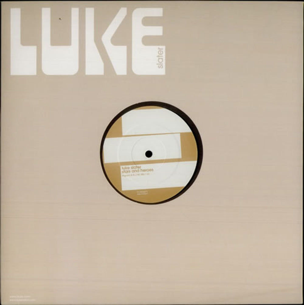 Luke Slater Stars And Heroes UK Promo 12" vinyl single (12 inch record / Maxi-single) PL12MUTE272