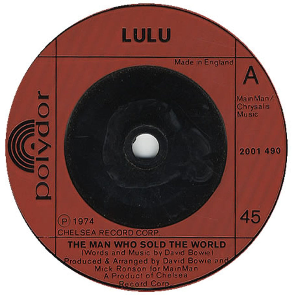 Lulu The Man Who Sold The World UK 7" vinyl single (7 inch record / 45) 2001490