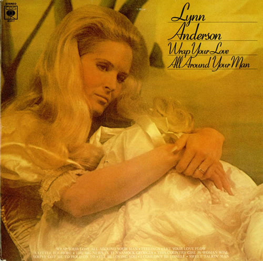 Lynn Anderson Wrap Your Love All Around Your Man UK vinyl LP album (LP record) CBS81817