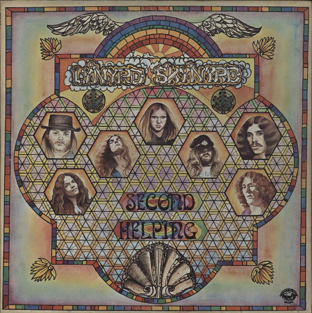 Lynyrd Skynyrd Second Helping US vinyl LP album (LP record) MCA-413