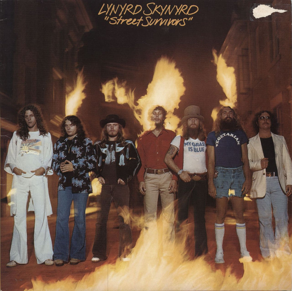Lynyrd Skynyrd Street Survivors - Withdrawn - VG UK vinyl LP album (LP record) MCG3525