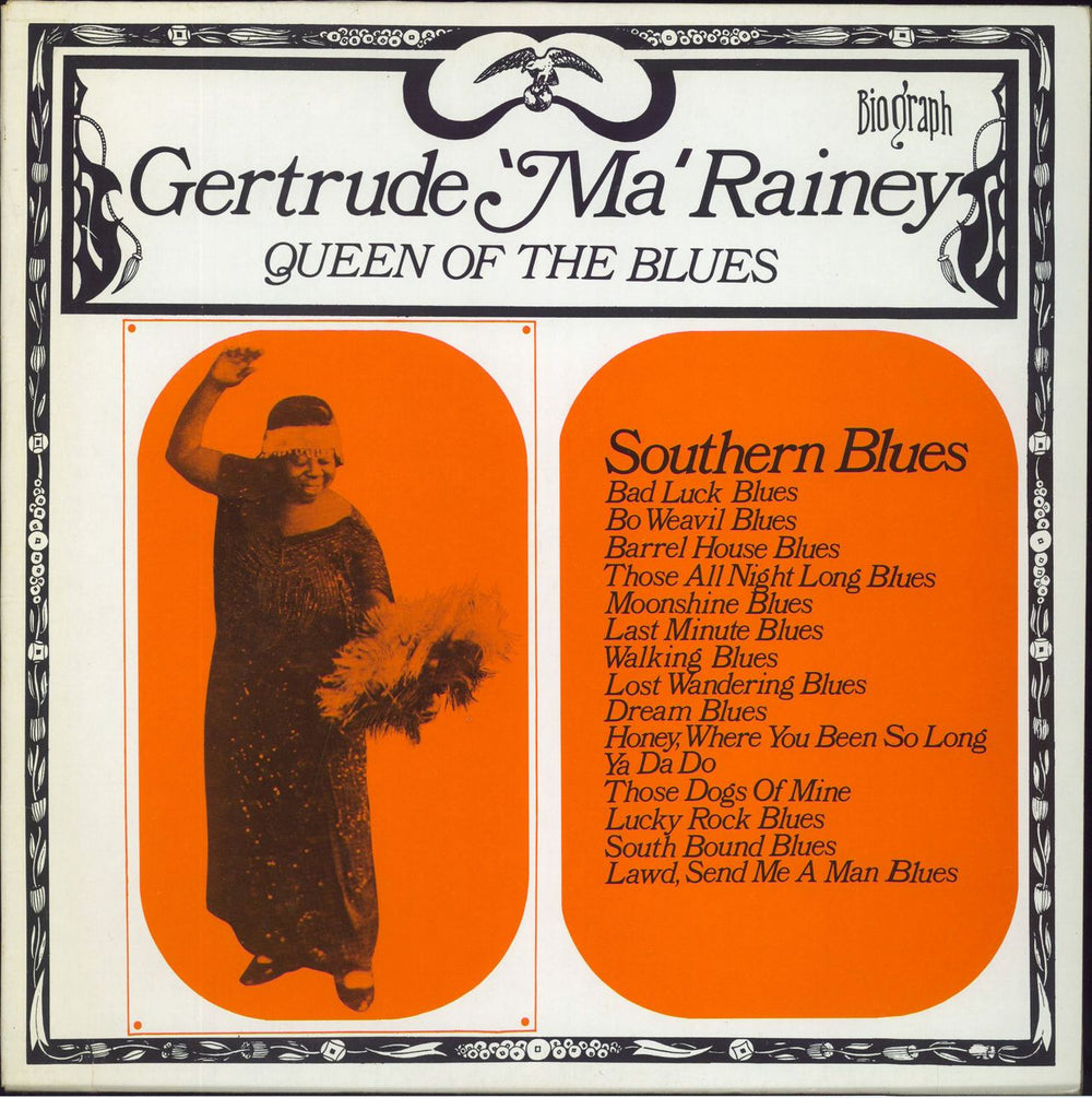 Ma Rainey Queen Of The Blues 1923-1924 Dutch vinyl LP album (LP record) 6370903