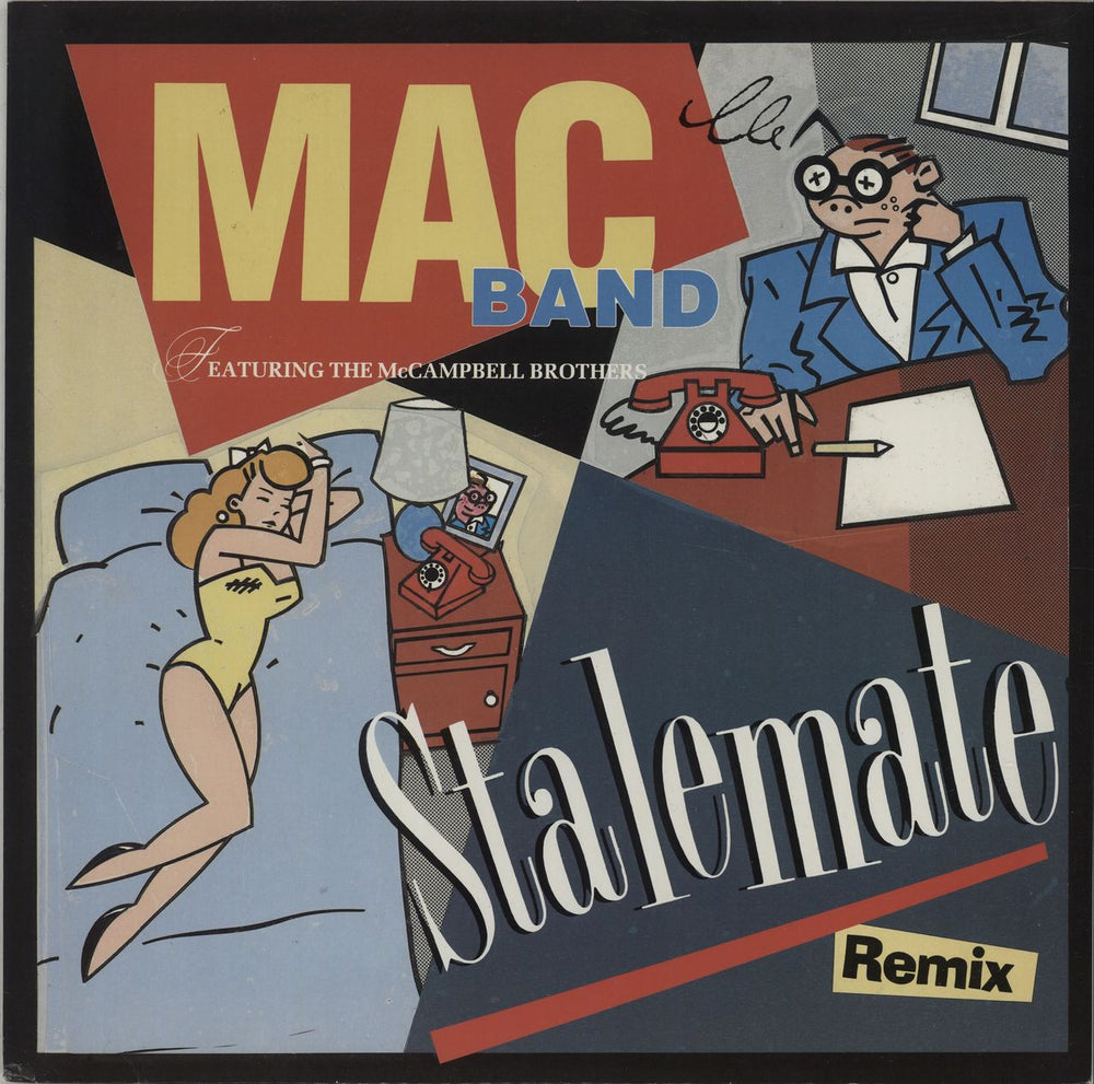 Mac Band Stalemate UK 12" vinyl single (12 inch record / Maxi-single) MCAT1271