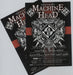 Machine Head An Evening With... Tour In Japan 2015 Japanese Promo handbill HANDBILLS