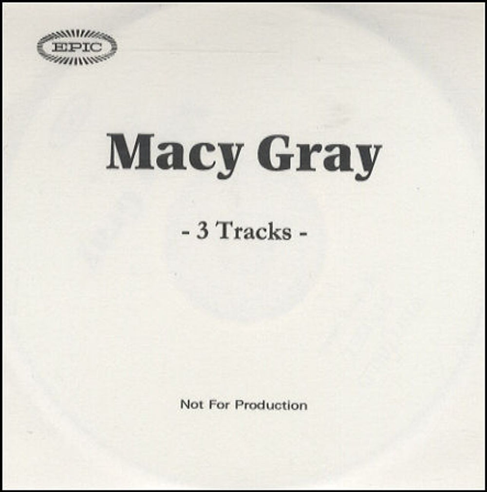 Macy Gray 3 Tracks UK Promo CD-R acetate CD ACETATE