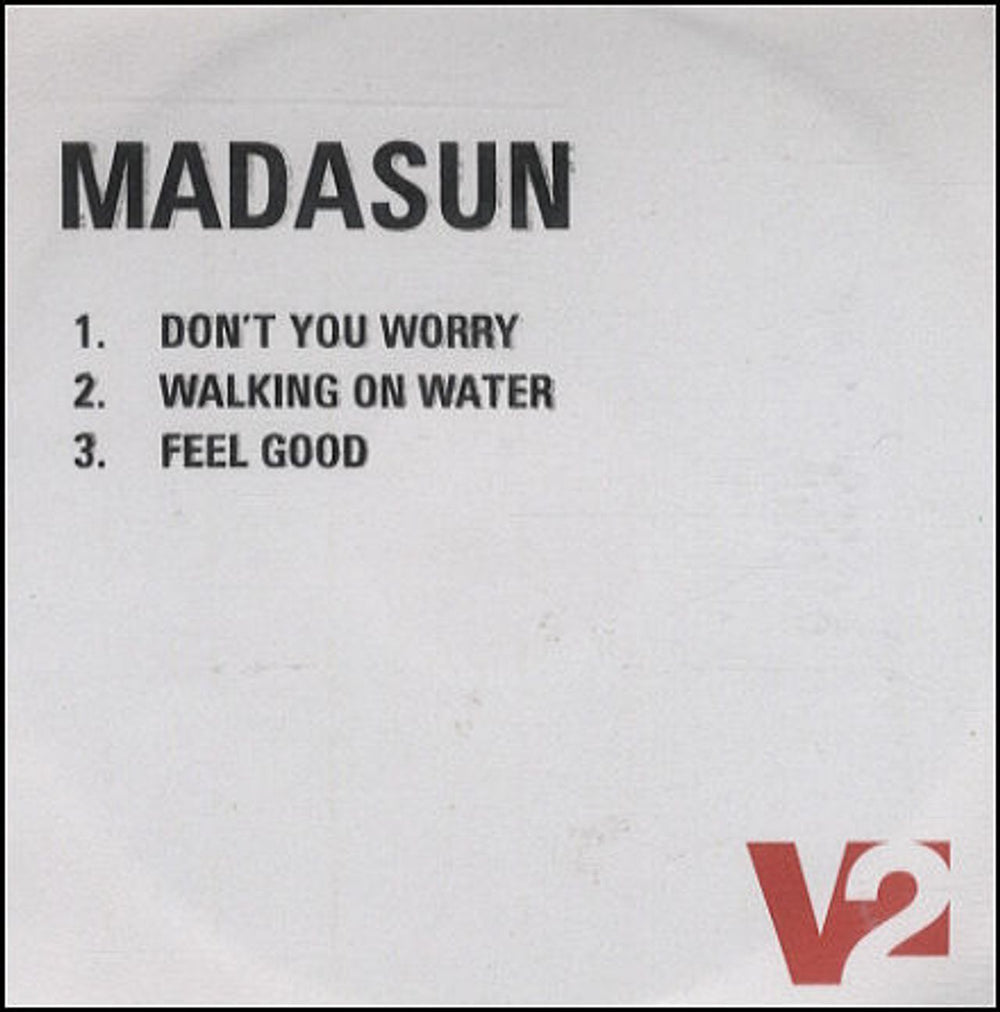 Madasun Don't You Worry UK Promo CD-R acetate CD ACETATE