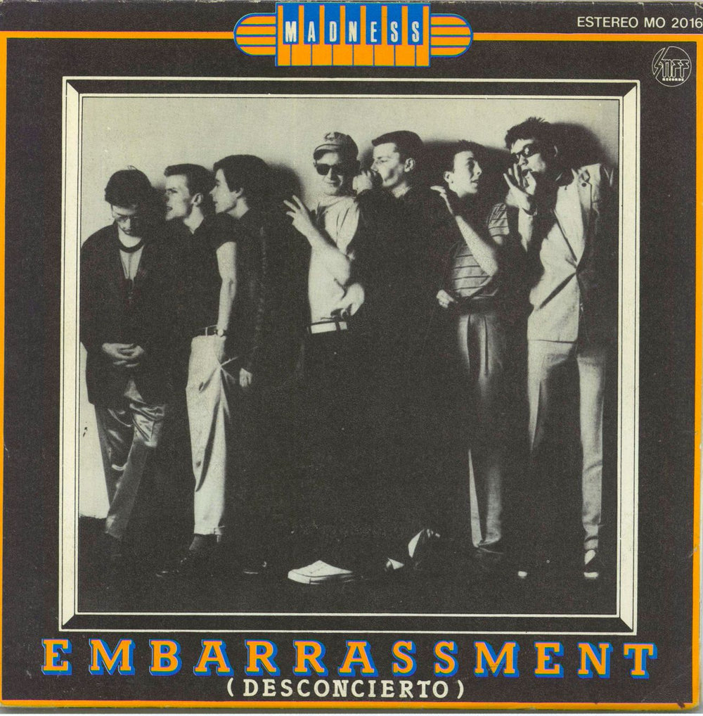 Madness Embarrassment (Desconcierto) Spanish Promo 7" vinyl single (7 inch record / 45) MO2016