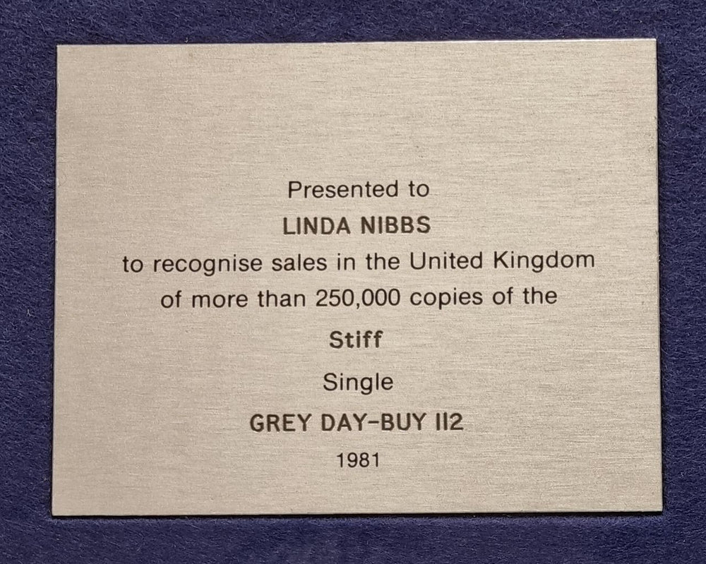 Madness Grey Day - Silver Award UK award disc MDNAWGR771851