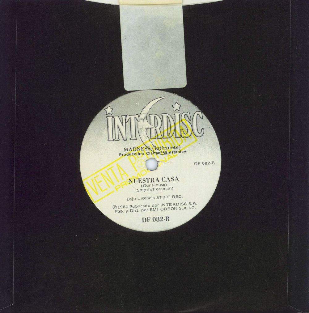 Madness Nuestra Casa (Our House) Argentinean Promo 7" vinyl single (7 inch record / 45)