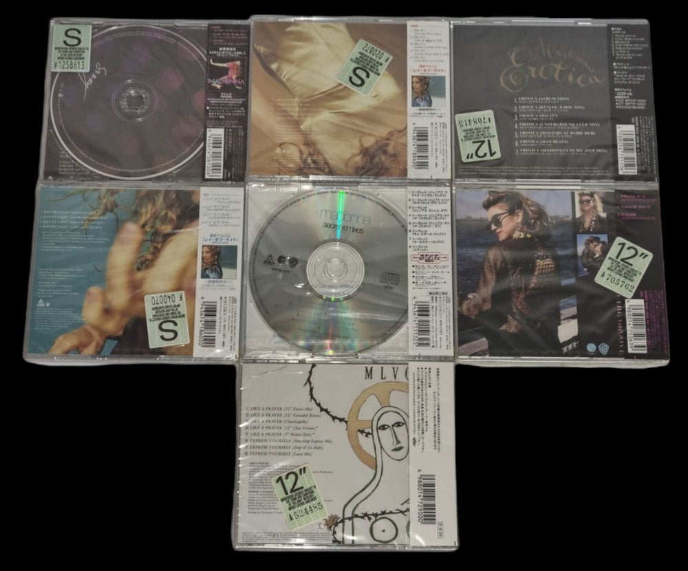 Madonna A Quantity of 7 Japanese CD Singles - Sealed Japanese CD single (CD5 / 5")